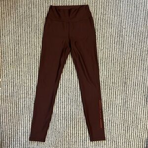 Peloton Dark Red Medium Leggings
